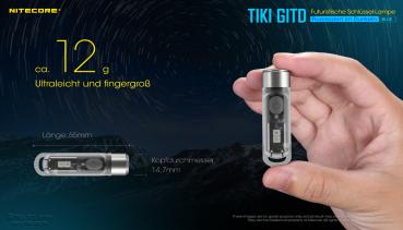 NITECORE - TIKI GTID - GLOW IN THE DARK - BLUE